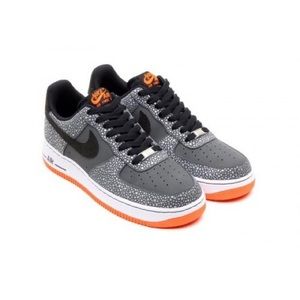 Nike Air Force One Grey/Orange